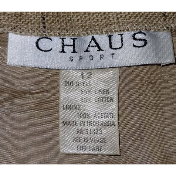 Chaus Sport Plaid Wrap Skirt (Size 12) - Picture 5 of 7